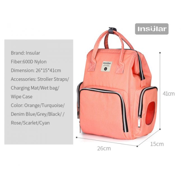 Mochila Maternal Insular Moscu Mum s Baby s