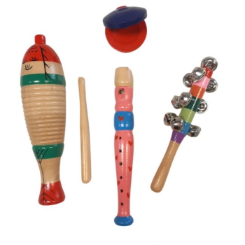 Kit Instrumentos Musicales Para Chicos Para Jugar 4 Piezas